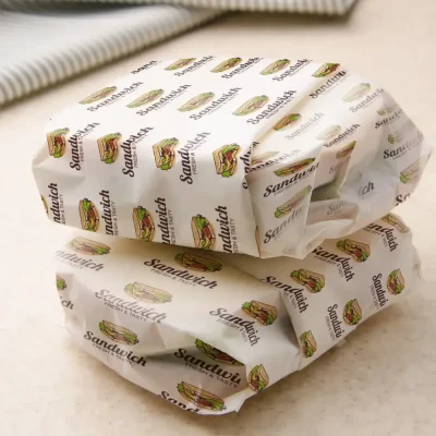 Full Colour White Greaseproof Paper